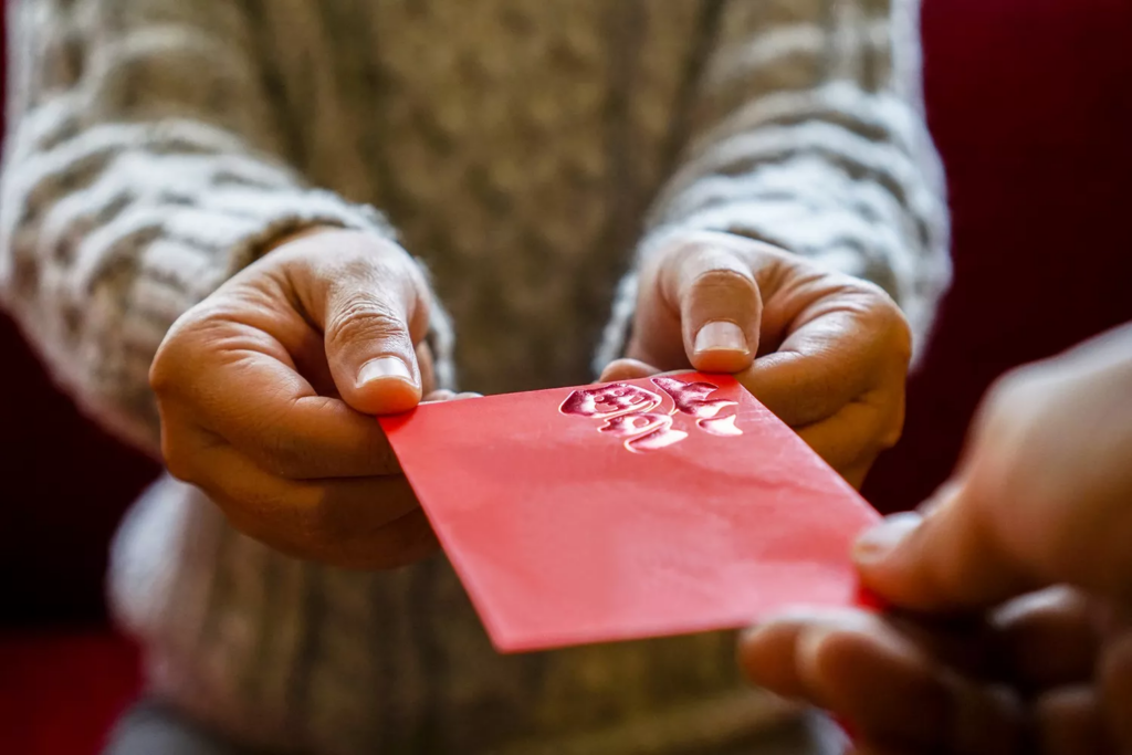 chinese new year red packet money